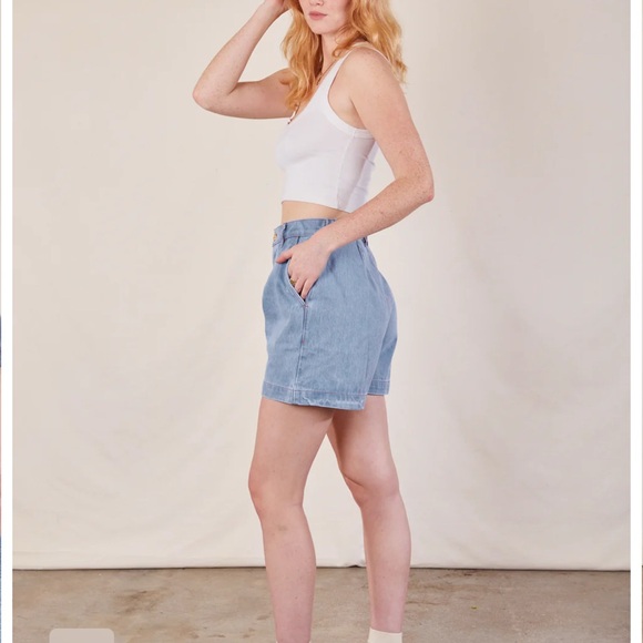 Big Bud Press Light Blue Jean Shorts - Picture 4 of 7